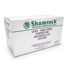 Shamrock Powder Free Textured Latex Gloves – Size XL Case Pack of 1000 Gloves