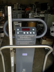 SCALE TRONIX 6702 MEDICAL WHEELCHAIR PLATFORM SCALE W/ HEIGHT MEASUREMENT BAR