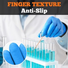 TitanFlex Nitrile Exam Gloves, Blue, Large (Pack of 100), Blue(large 100)