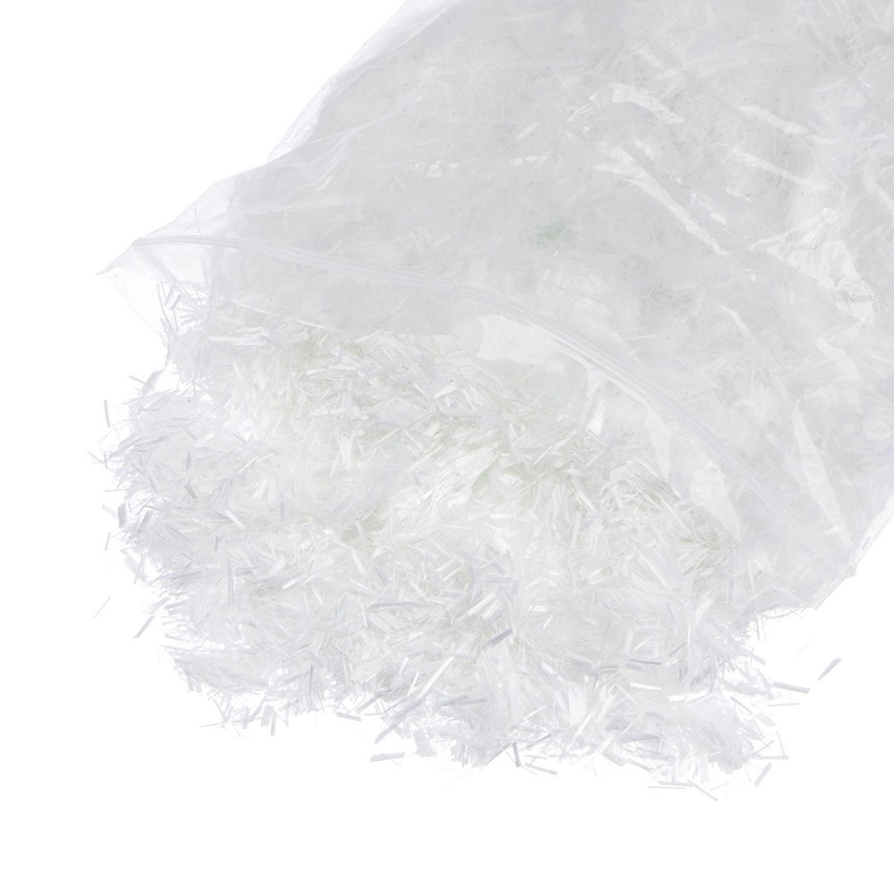 Chopped Fiberglass Strands 6mm Length Anti-Cracking Glass Fibers 1LB
