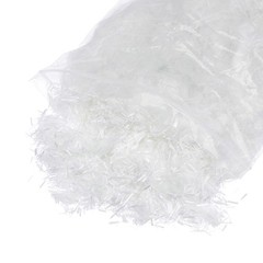 Chopped Fiberglass Strands 6mm Length Anti-Cracking Glass Fibers 1LB