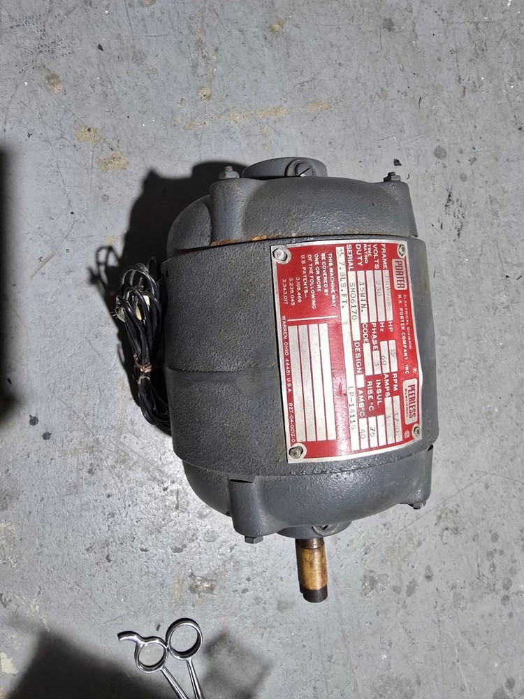 PEERLESS ELECTRIC LP-14115 3PH 230V 1750 7.8FT.LB PHW56B NEW SURPLUS MAKE OFFER