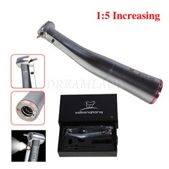 X95L Dental 1:5 Increasing LED Fiber Optic Contra Angle Handpiece fit NSK Ti-MAX
