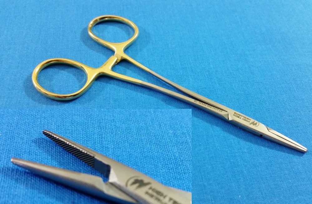 T/C FINE POINT MAYO HEGAR NEEDLE HOLDER DRIVER 7″ WITH TUNGSTEN CARBIDE INSERTS