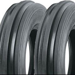 2) 3.50-6 350-6 3.50×6 350×6 F-2 tri three rib FRONT TIRES DS5100 4PR steer