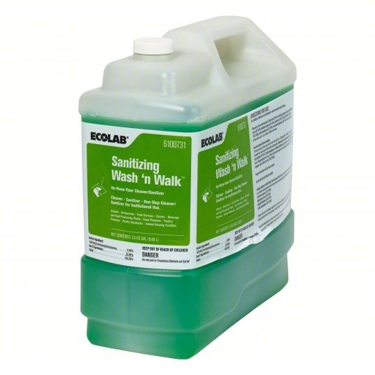 Ecolab Sanitizing Wash ‘N Walk 2.5 Gallon NEW IN SEALED BOX