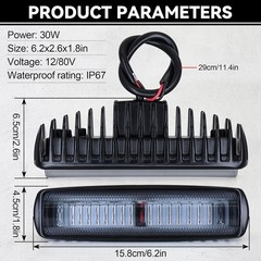 LED Forklift Light Red Zone Warning Lights 2 Pack, Warehouse Safety Line Lamp…