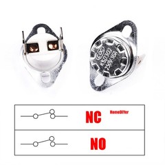 KSD302 Thermal Thermostat 40°C~150°C Temperature Thermal Control Switch 16A 250V