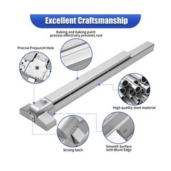 31.5”/80cm Stainless Steel Commercial Door Push Bar Panic Exit Device with