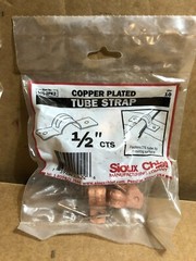 Sioux Chief 501-2PK2 Copper Plated Steel 2 Hole Tube Strap 1/2″ 20qty