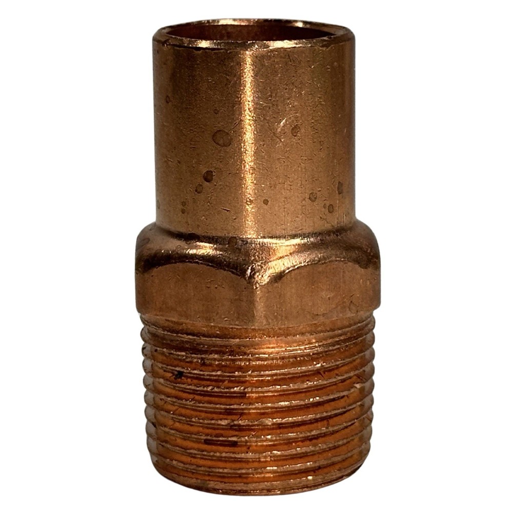 NIBCO 604-2 Lead-free Wrot Copper Solder Pressure Male Adapter 3/4”