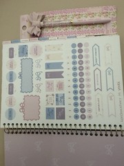 LoveShackFancy × Target – Yoobi Monthly and Weekly Planner 7″x 9″ – Coquette Bow