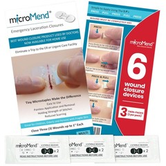 Micromend Emergency Wound Closure Kit Laceration To Butterfly 6 Sterile Wound