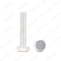 M6 M8 M10 M12 Aluminum Alloy 6063 Hexagon Bolts Hex Head Cap Screws DIN933