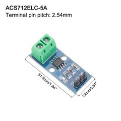 MECCANIXITY 5pcs ACS712 Current Sensor Module 5A Range Hall Effect Current Se…