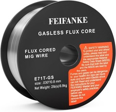 Flux Core Welding Wire .030″-E71T-GS Mild Steel MIG Wire 2 Pounds 1/2/3/4 Packs
