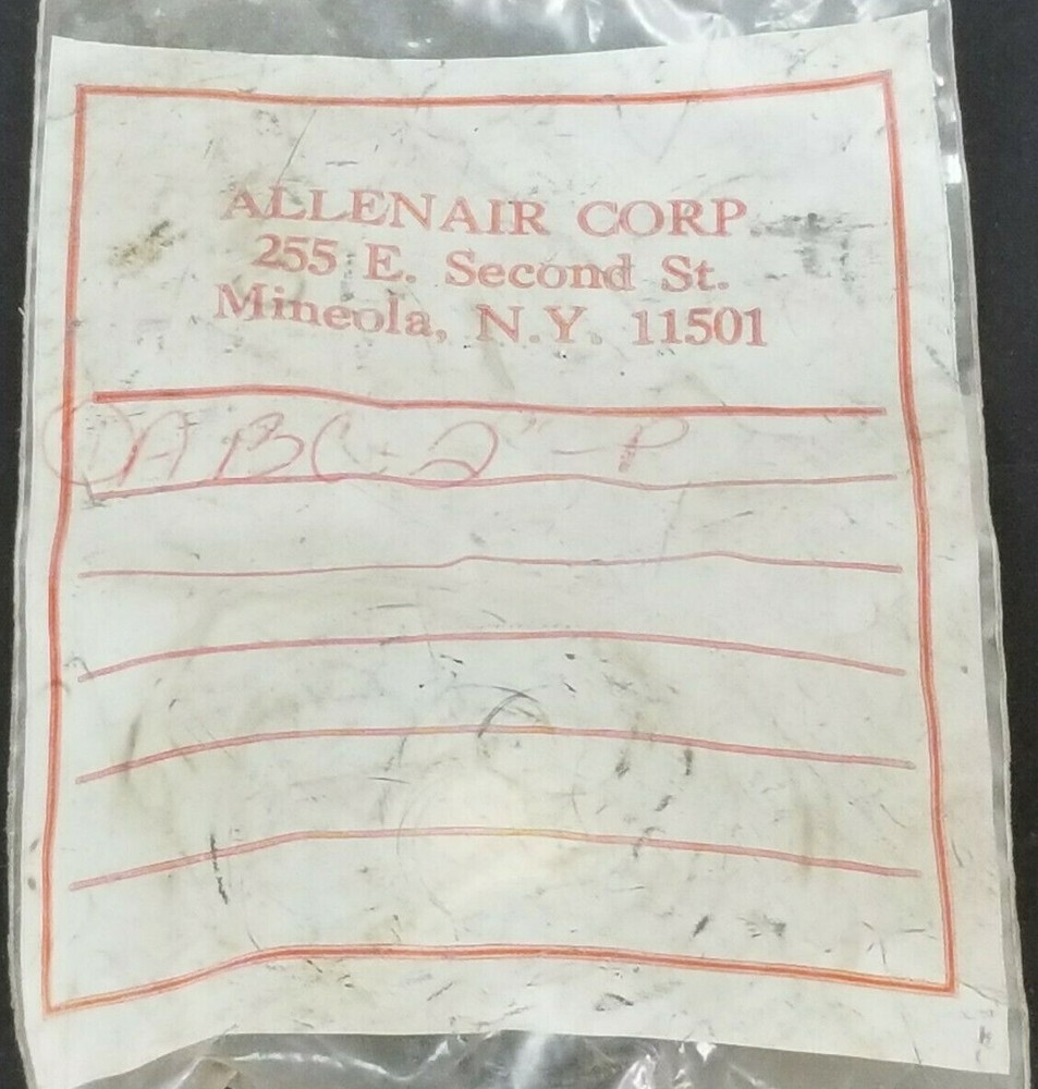NEW ALLEN AIR CORP. ABC-2-P, REPAIR KIT B13-2-P