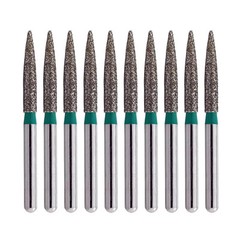 Dental Burs Diamond Flame FG for High Speed Handpiece Friction Grip Coarse Fine