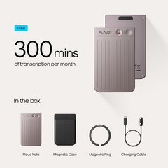 Plaud Note AI Voice Recorder, Voice Recorder w/Case, App Control, AI Transcri…