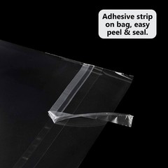 50 Pk Acid-Free Clear Sleeves Storage Bags for 18×24 Art Prints Photos Mats