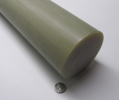 Phenolic Micarta Garolite G10FR4 Rods 4.00 Diameter x 12″ Long