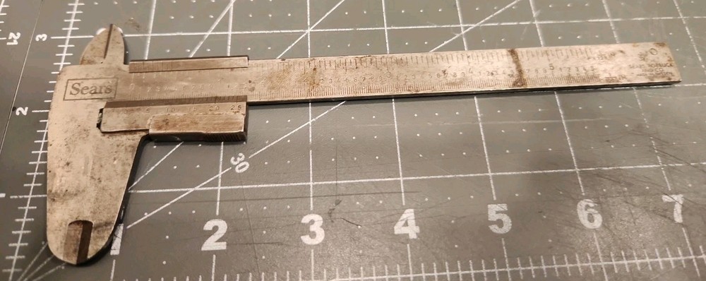 Vintage Sears Roebuck Vernier Caliper 4022 5″ Precision Tool Made in Sweden