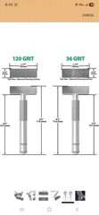 ALTIN Grinding Wheel Dressing Tool 36 & 120 Grit Diamond Wheel Dresser