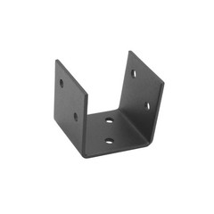 20-Pack Black U-Shaped Metal Mounting Brackets Support for 2×4 & 2×6 Lumber H…