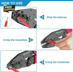 Crimping Tool for Spark Plug Ignition Wire, 8.5Mm Ratchet Spark Plug