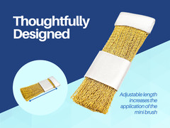 Dental Batch Bur Cleaning Brass Wire Brush Bristles Set of 3 ARTMAN