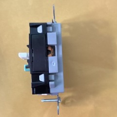 Hubbell DR20STGY Gray Duplex Receptacle 20A 125V Commercial Screwless (10)