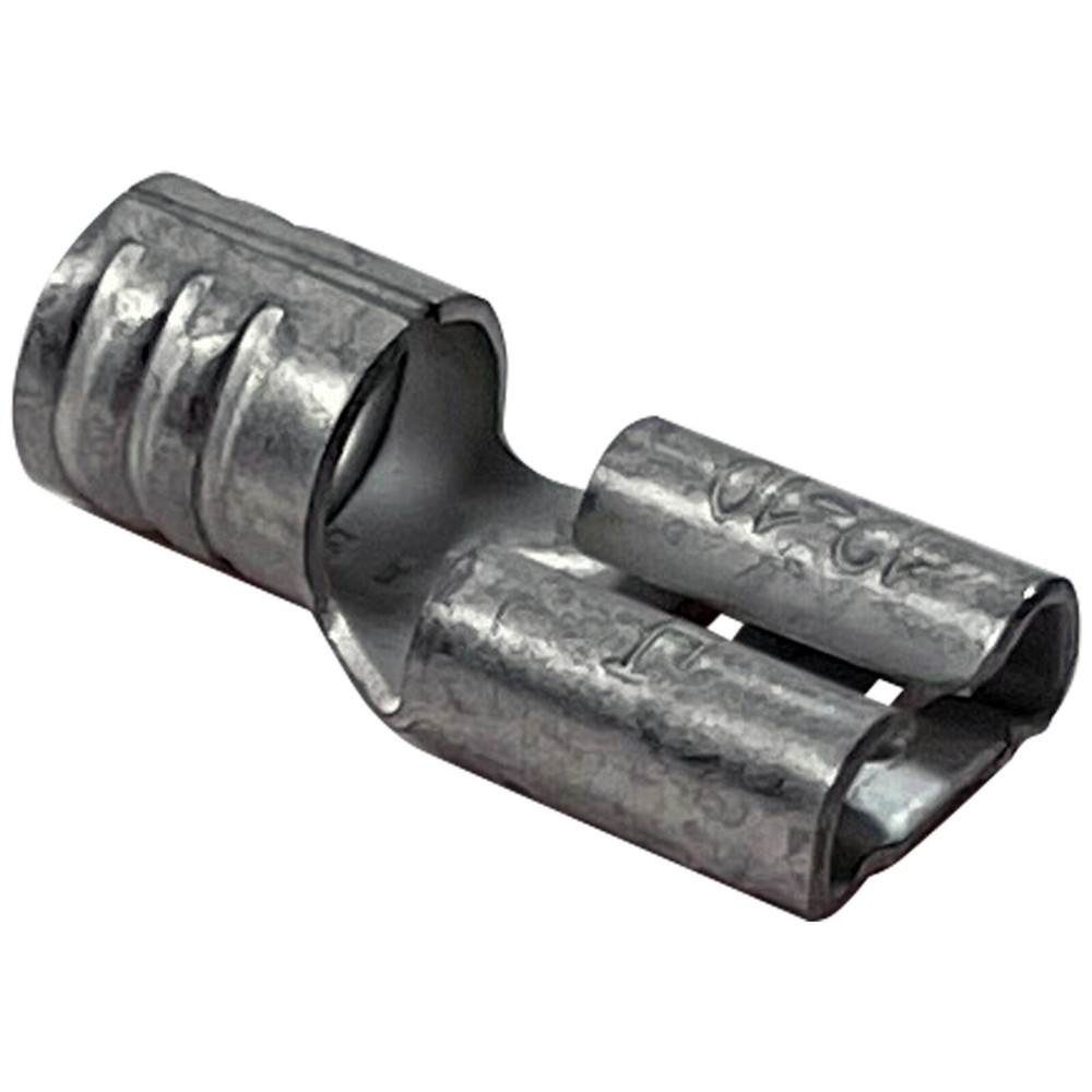 (200) 8 Gauge Non Insulated Female Quick Disconnect .250 Wire Terminal Connector