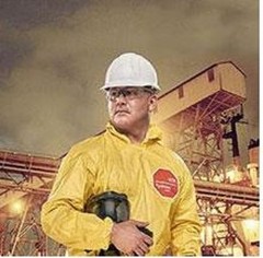 Dupont Tyvek Tychem QC122S Chemical Hazmat Coverall Suit ALL Sizes MD-6XL