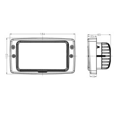 For Massey Ferguson 8240 8250 8260 8270 8280 3713134M91 LED Flood Cab Lights 4x