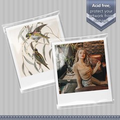 Golden State Art, Pack of 100, Acid-Free Crystal Clear Sleeves 6×8,