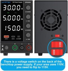 DPS305U Adjustable DC 0-30V 0-5A Lab Power Supply Variable Bench Switching
