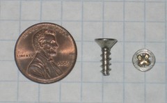 TYPE B SHEET METAL SCREW #5 x 7/16″ STEEL, FLAT HEAD, POZIDRIVE, ZINC-PLATED