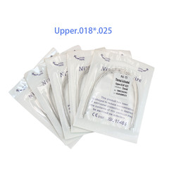 Dental Ortho Heat Thermal Activated Niti Rectangular Arch Wire Ovoid Form