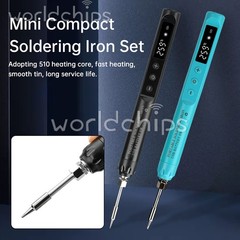 Portable Digital USB Smart Temperature Adjustable Soldering Iron 800mAh Battery
