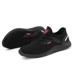 Men’s Work Safety Shoes Steel Toe Bulletproof Boots Indestructible