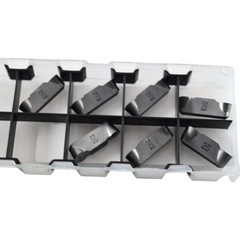 NEW Pack of 7 Iscar HFPR-5025 IC20 Carbide Grooving Inserts Uncoated