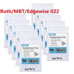 AZDENT Dental 1st Molar Convertible Buccal Tube Roth/MBT/Edgewise 022 Bondable