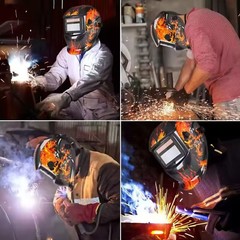 2Pack Auto Darkening Welding Helmet True Color Solar Powered Welding Mask