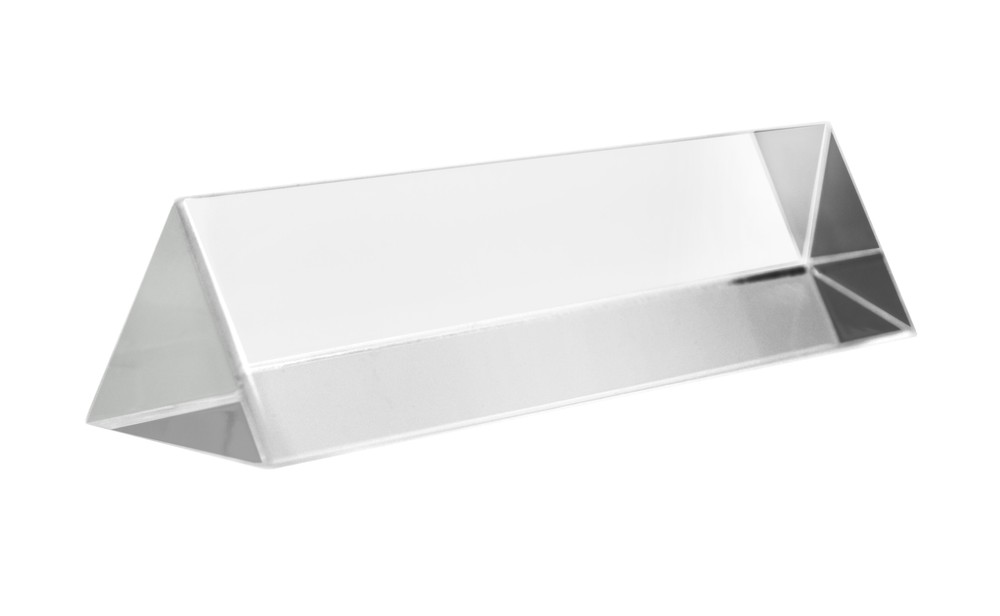 Equilateral Prism, 4″ (100mm) Length, 1″ (25mm) Faces – Acrylic – Eisco Labs
