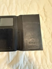 Franklin Covey Full-Grain Leather Compact Planner Weekly/Monthly Undated Black
