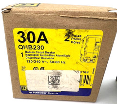 Square D QHB230 30A 2P 120/240V Standard Bolt-On Circuit Breaker — NEW