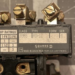 Square D Hoist Contactor Class 8965 Type R012 Series B GOOD SHAPE FAST SHIPPING