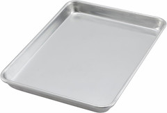 Winco Commercial-Grade Aluminum Sheet Pan, Open Bead, 16 Gauge, 1/4 Size