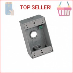 SIGMA ENGINEERED SOLUTIONS 14250 Metal Electrical Outlet Box, Weatherproof, Easy