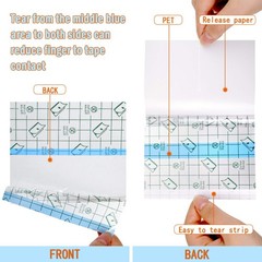 150 Pieces Stretch Adhesive 3.1×3.1 Inch (Pack of 150), As Picture Shown